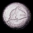 London Coins : A152 : Lot 650 : Mint Error - Mis-Strike Brockage, Suriname 2005 reverse with bird on branch struck on an oversized f...