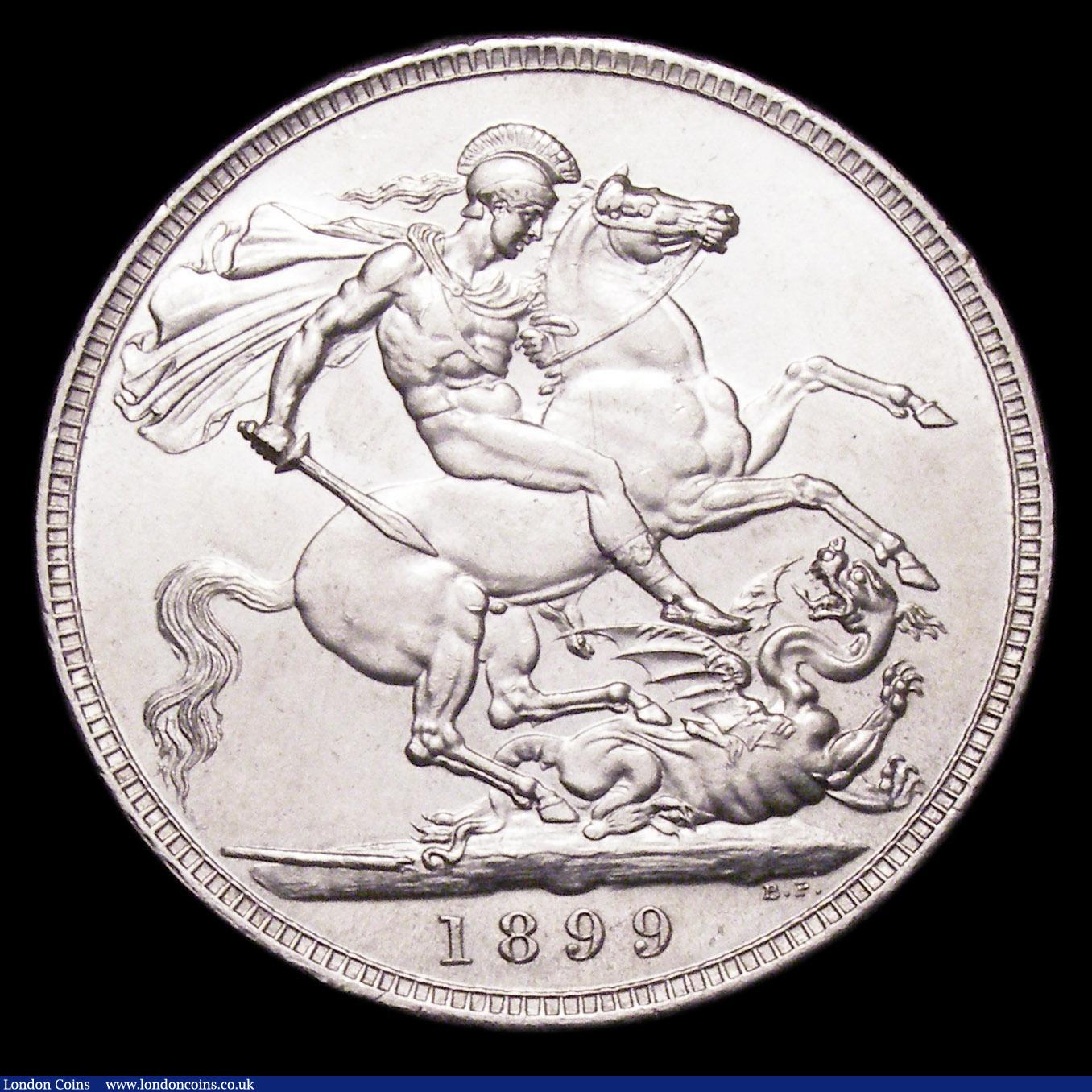 London Coins : A153 : Lot 2189 : Crown 1899 LXIII ESC 317 EF/GEF