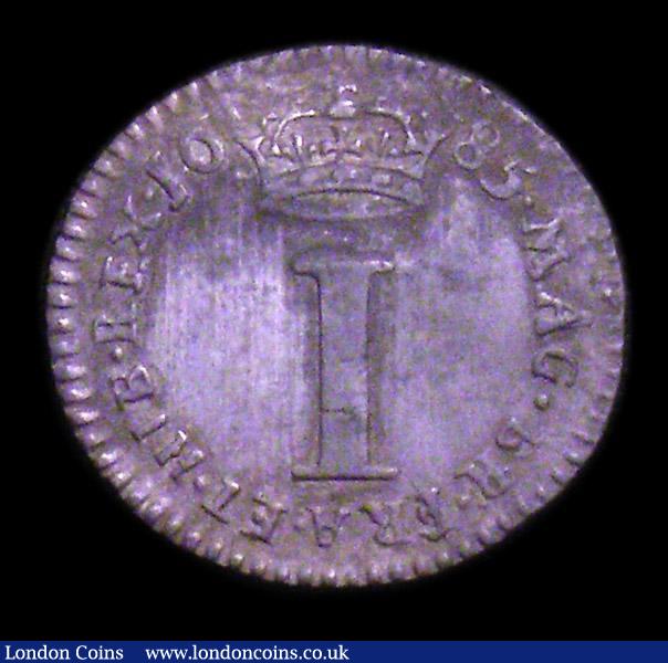 London Coins : A153 : Lot 2257 : Maundy Penny 1685 ESC 2293 EF with a pleasing grey tone