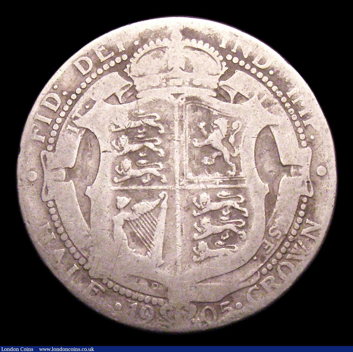 London Coins : A153 : Lot 3026 : Halfcrown 1905 ESC 750 Fair, Rare
