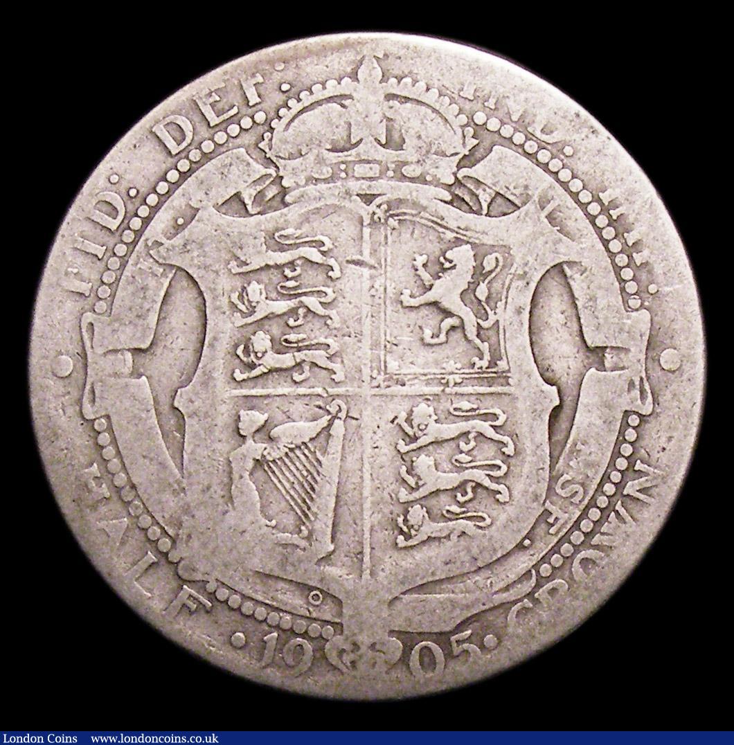 London Coins : A153 : Lot 3028 : Halfcrown 1905 ESC 750 worn VG - Fine