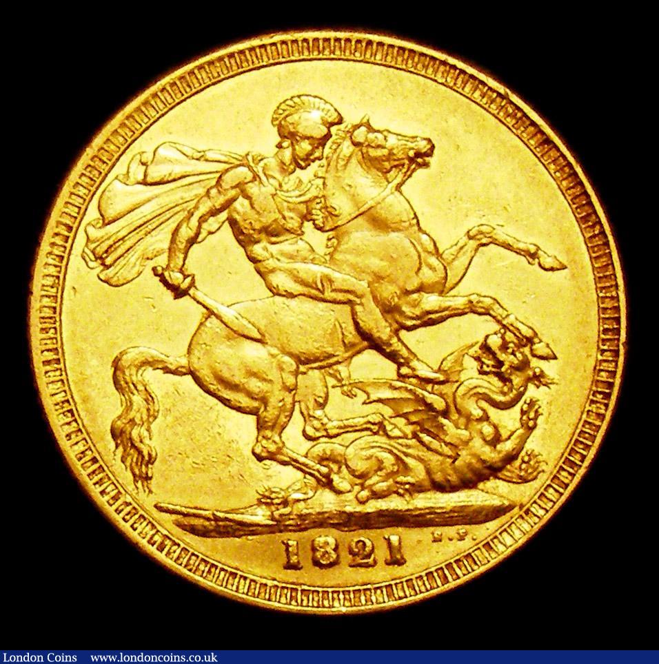 London Coins : A153 : Lot 3417 : Sovereign 1821 Marsh 5 NVF