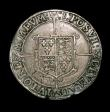 London Coins : A153 : Lot 2093 : Crown Elizabeth I Seventh Issue S.2582 mintmark 1 (1601) NVF/GF with some flan stress, the portrait ...