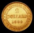 London Coins : A153 : Lot 915 : Canada - Newfoundland Two Dollars 1888 KM#5 GVF