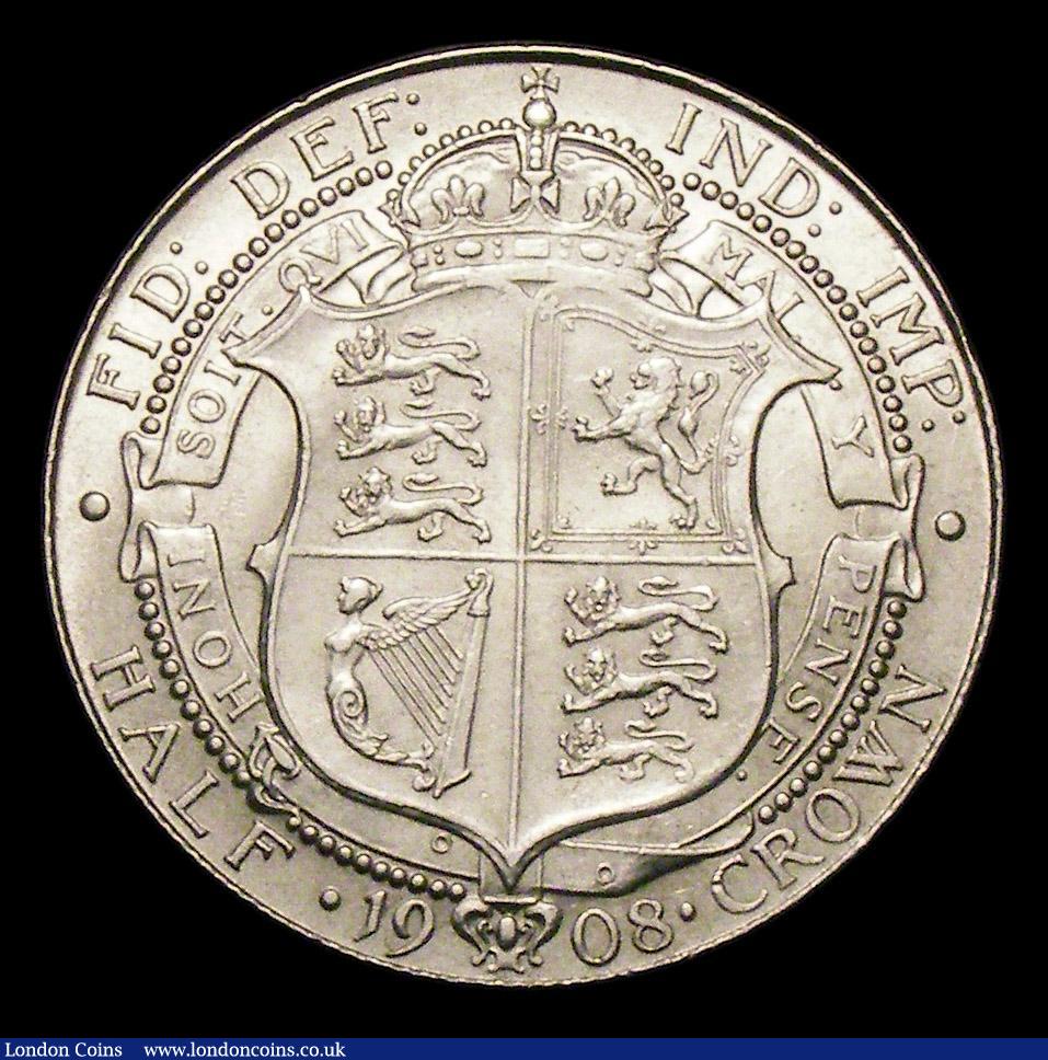 London Coins : A154 : Lot 2224 : Halfcrown 1908 ESC 753 Near EF/EF, scarce in high grade 