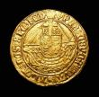 London Coins : A154 : Lot 1565 : Angel Henry VII Large Crook-shaped abbreviation after HENRIC  S.2187 Mintmark Pheon GVF with a pleas...