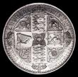 London Coins : A154 : Lot 1776 : Crown 1847 Gothic UNDECIMO ESC 288 Bright EF