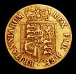 London Coins : A154 : Lot 2075 : Half Sovereign 1820 Marsh 402 Fine or better with an edge nick below the date