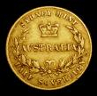 London Coins : A154 : Lot 722 : Australia Half Sovereign 1859 Sydney Branch Mint Marsh 384 Fine