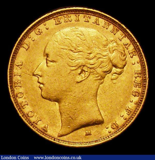 Sovereign 1885M George and the Dragon Marsh 107 NVF : English Coins : Auction 155 : Lot 1519