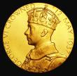 London Coins : A155 : Lot 2089 : Coronation of George VI 1937 30mm diameter in gold Eimer 2046a by P.Metcalfe, The official Royal Min...