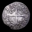 London Coins : A155 : Lot 478 : Anglo-Gallic Demi-Sterling Edward III S.8048 the portrait largely obscured by die clashing, the reve...