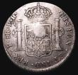 London Coins : A155 : Lot 578 : Dollar George III Oval Countermarked on Bolivia (Potosi) 8 Reales 1792 PTS ESC 131 countermark NVF h...
