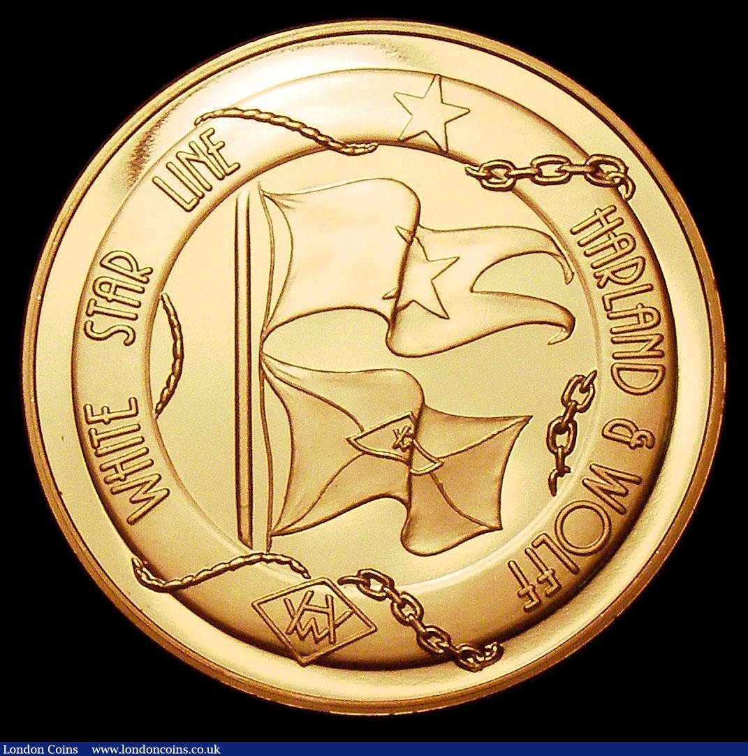London Coins : A156 : Lot 1032 : RMS Titanic, Harland & Wolff, White Star Line, commemorative medal, undated (issued 1998) 47.54 ...