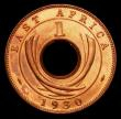 London Coins : A156 : Lot 1152 : East Africa 1 Cent 1930 VIP Proof/Proof of record, KM#22 nFDC retaining much original lustre, only t...