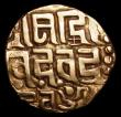 London Coins : A156 : Lot 1232 : India - Delhi Sultanate Ghorids, Gold Dinar 12th to 13th Century 20mm diameter, 3.88 grammes Good Fi...