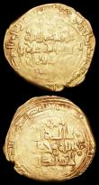 London Coins : A156 : Lot 1268 : Islamic Dirhams (2), gilded 4.5 grammes and 3,9 grammes respectively, VG to Near Fine with some worn...