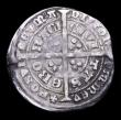 London Coins : A156 : Lot 1701 : Groat Edward III Pre-Treaty period, York Mint S.1572 About Fine with a small edge crack, Ex-Ivan Buc...