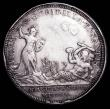 London Coins : A156 : Lot 990 : Coronation of Queen Anne 1702 Obverse Bust left draped ANNA. D:G: MAG:BR:FRA: ET. HIB: REGINA. Rever...