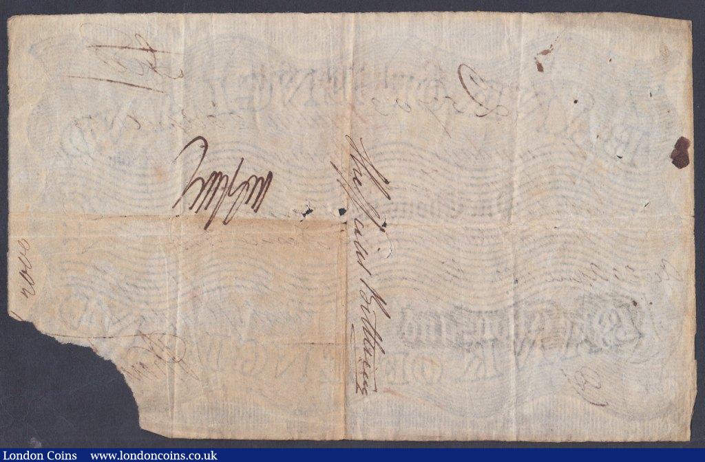 London Coins : A157 : Lot 13 : Bank of England &pound;1000 seven days sight Bank Post Bill dated 20th April 1853 No.25703, Bank of ...