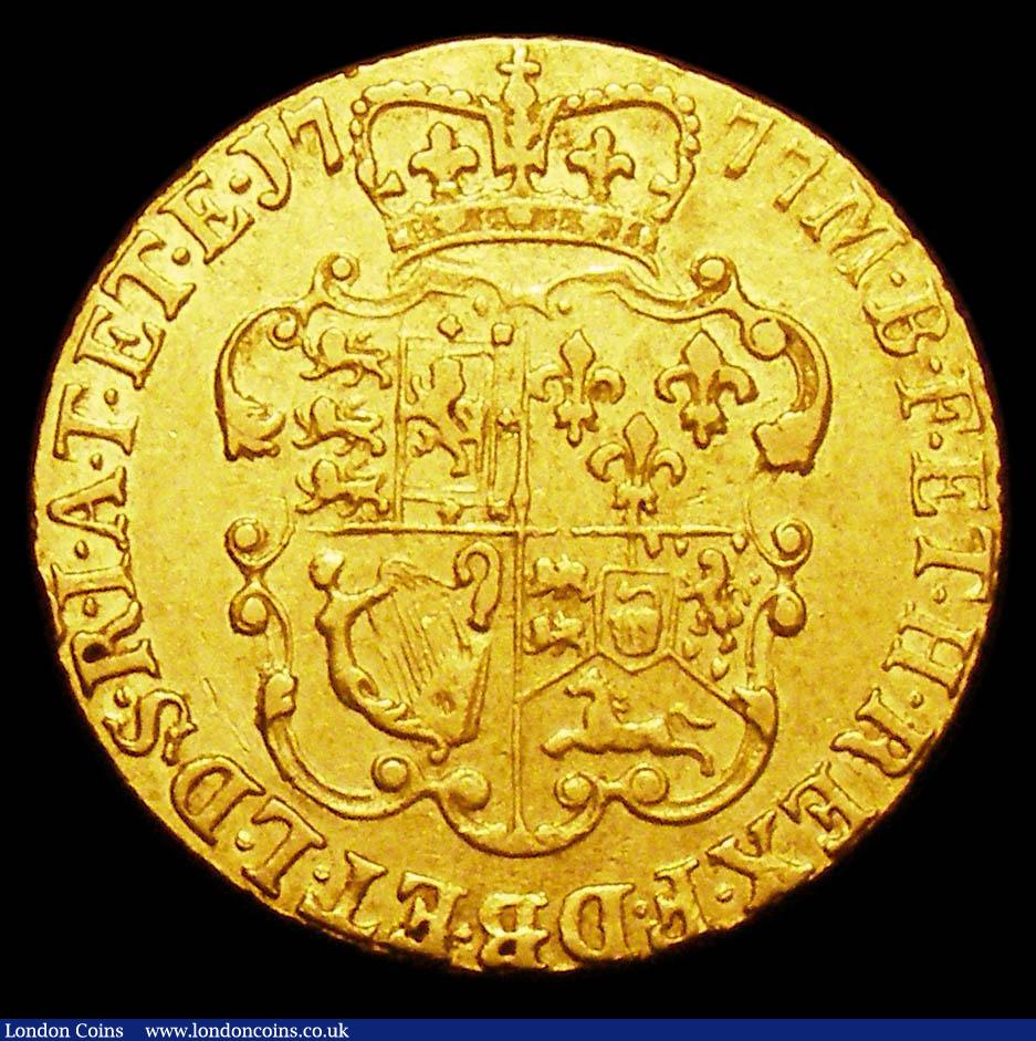 London Coins : A157 : Lot 2202 : Guinea 1777 S.3728 About VF/NVF