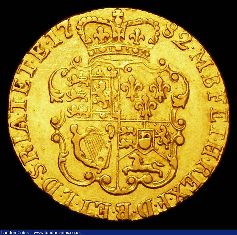 London Coins : A157 : Lot 2210 : Guinea 1782 S.3728 NVF with traces of lustre