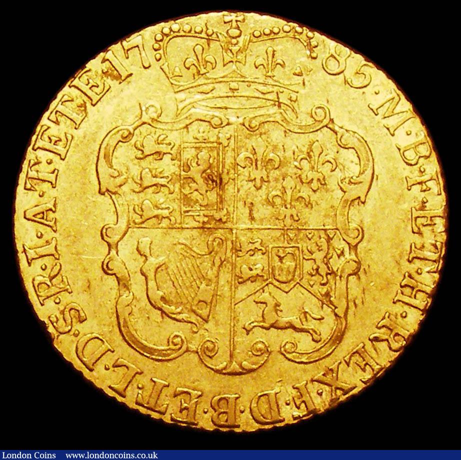 London Coins : A157 : Lot 2213 : Guinea 1785 S.3728 Good Fine/Fine with some scuffs