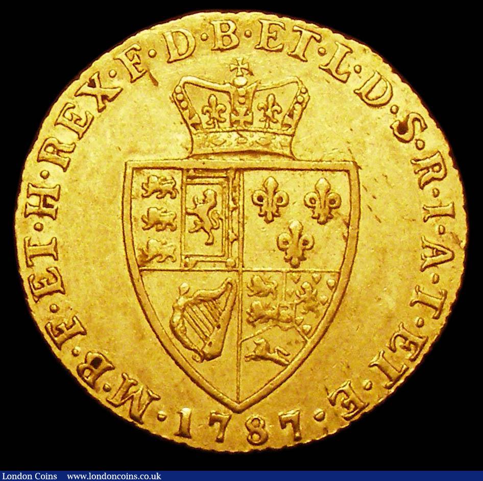London Coins : A157 : Lot 2228 : Guinea 1787 S.3729 About VF