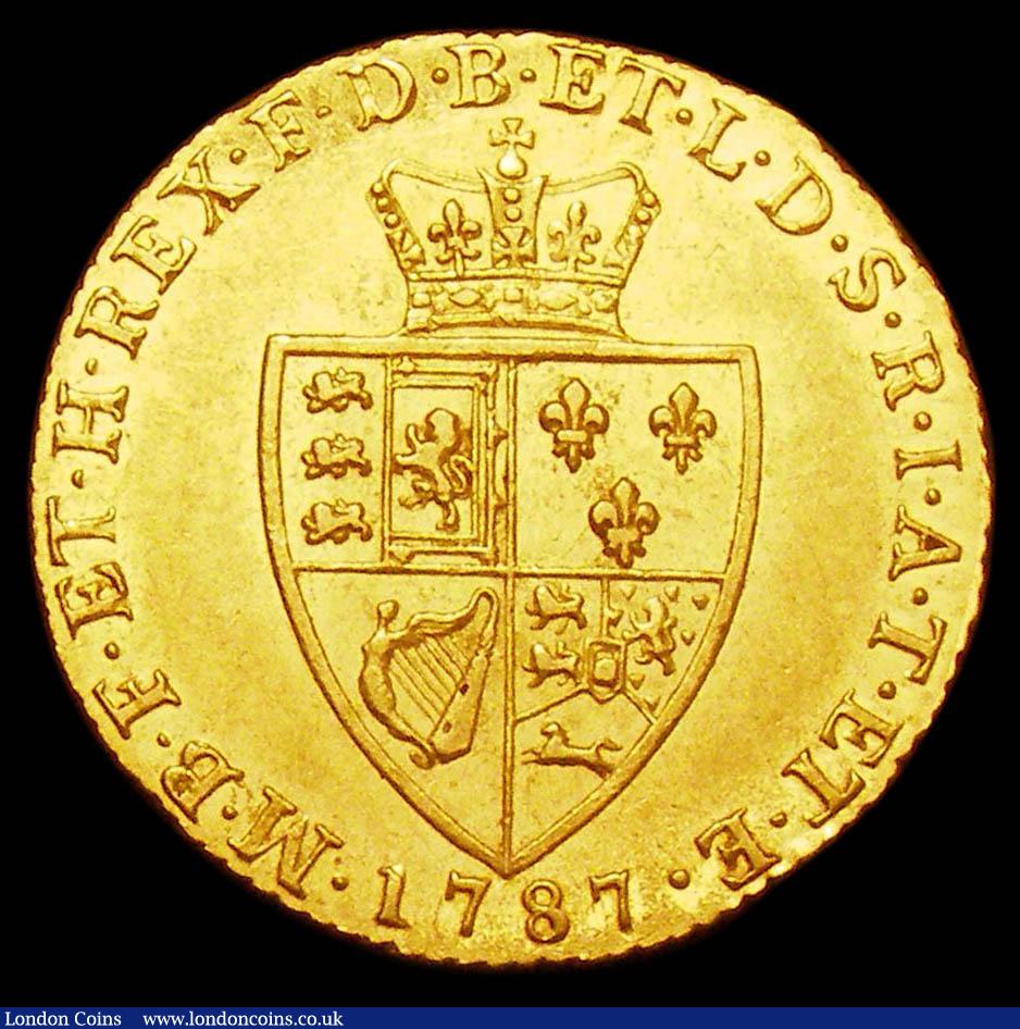 London Coins : A157 : Lot 2229 : Guinea 1787 S.3729 EF/About EF and lustrous