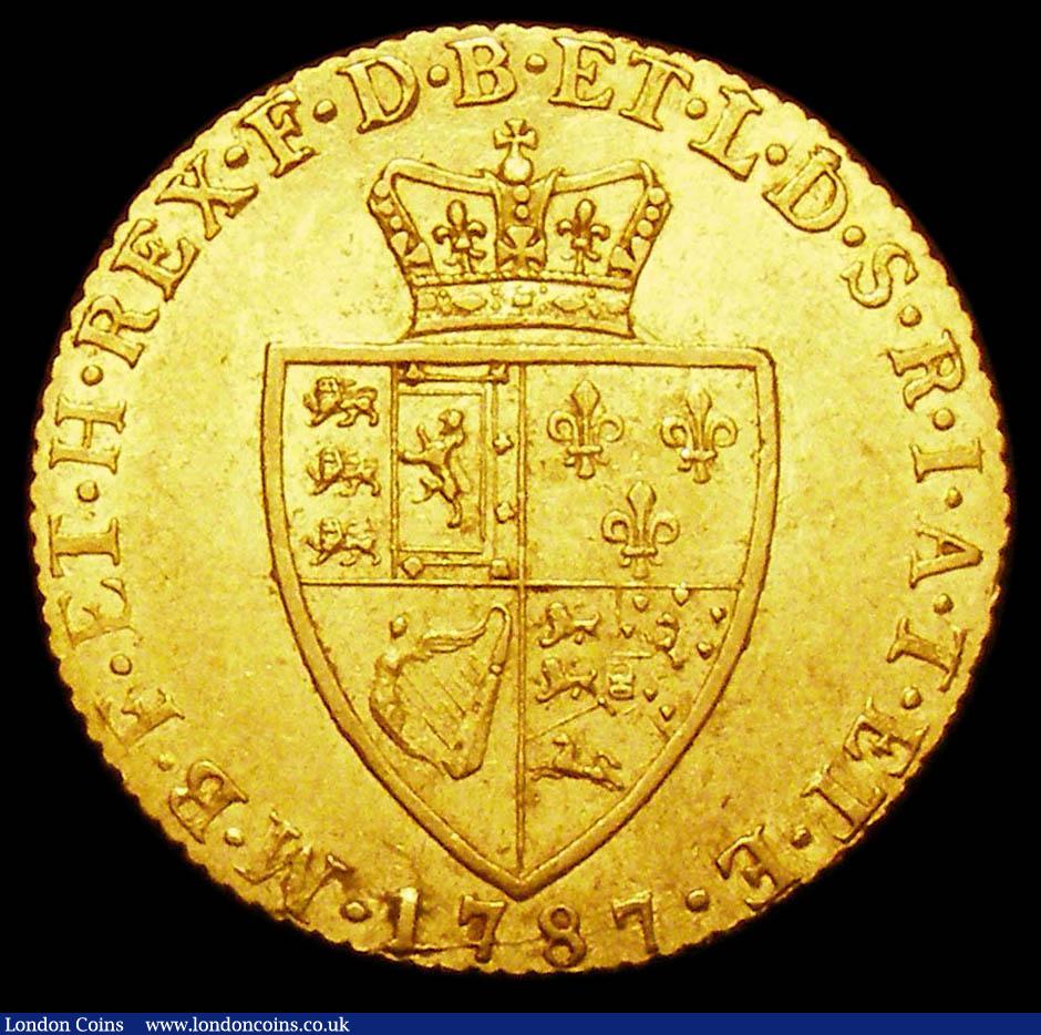 London Coins : A157 : Lot 2230 : Guinea 1787 S.3729 GVF and lustrous with some minor contact marks