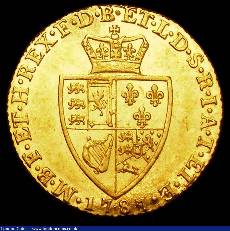 London Coins : A157 : Lot 2232 : Guinea 1787 S.3729 NEF and lustrous 