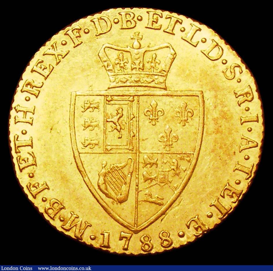 London Coins : A157 : Lot 2241 : Guinea 1788 S.3729 EF/NEF with a thin scratch by the shield