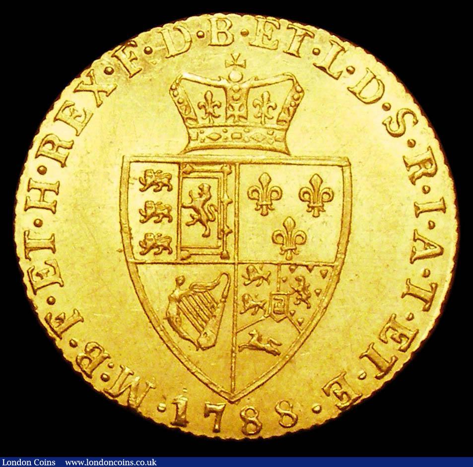London Coins : A157 : Lot 2242 : Guinea 1788 S.3729 GEF and lustrous with some thin scratches