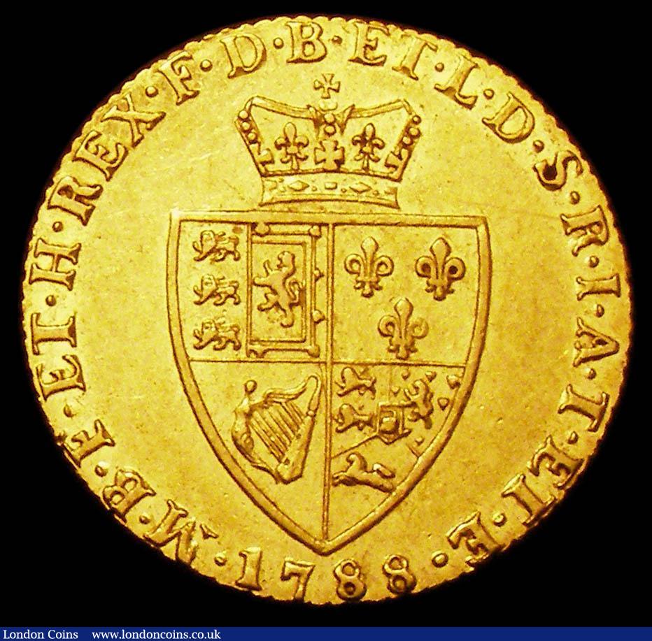 London Coins : A157 : Lot 2253 : Guinea 1788 S.3729 VF the reverse slightly better