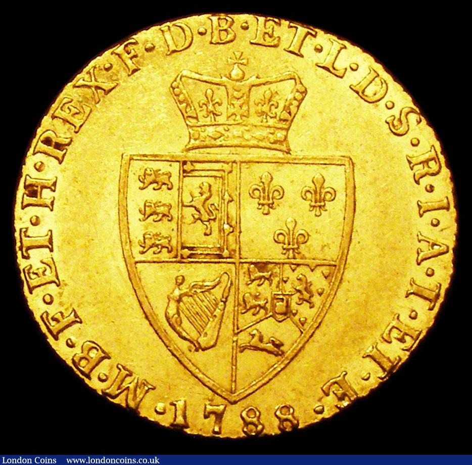 London Coins : A157 : Lot 2254 : Guinea 1788 S.3729 VF the reverse slightly better
