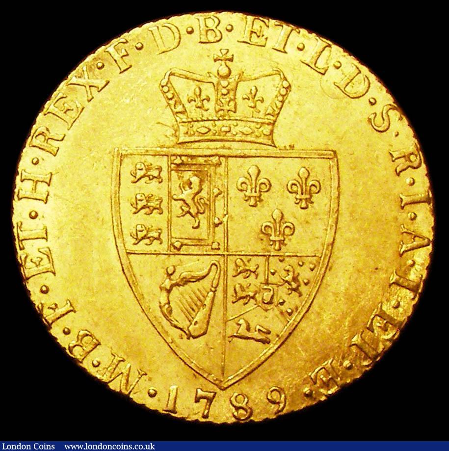London Coins : A157 : Lot 2257 : Guinea 1789 S.3729 GVF or better and lustrous with small scratches 