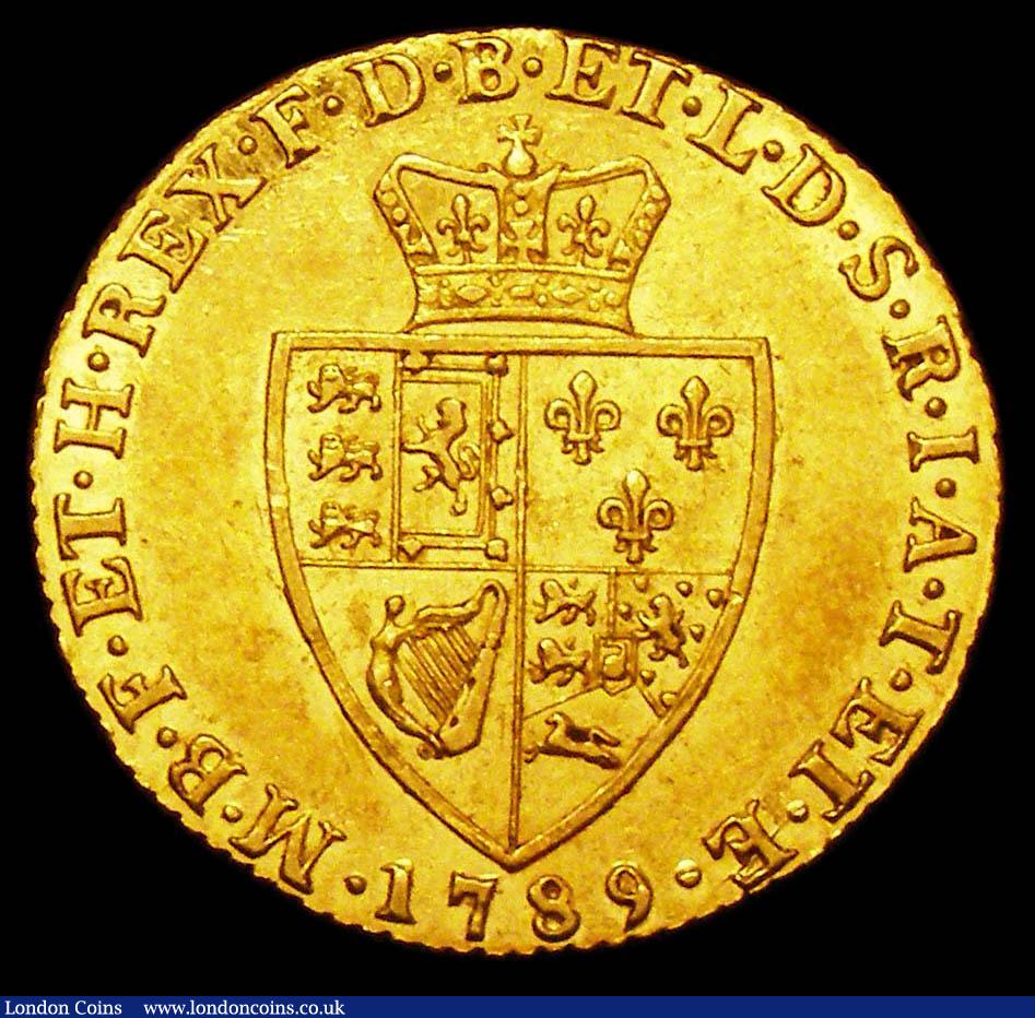 London Coins : A157 : Lot 2258 : Guinea 1789 S.3729 GVF with good lustre a pleasing example and with much eye appeal