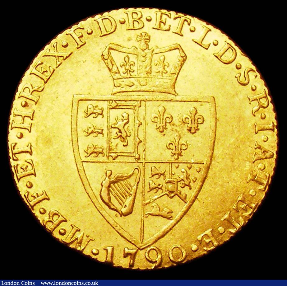 London Coins : A157 : Lot 2266 : Guinea 1790 S.3729 GVF/NEF and lustrous