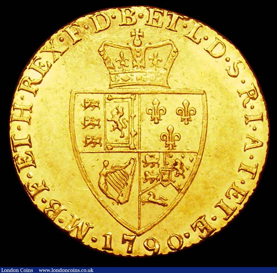 London Coins : A157 : Lot 2267 : Guinea 1790 S.3729 NEF and lustrous