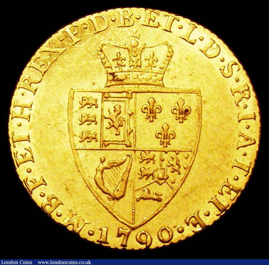 London Coins : A157 : Lot 2272 : Guinea 1790 S.3729 VF/GVF and with some lustre