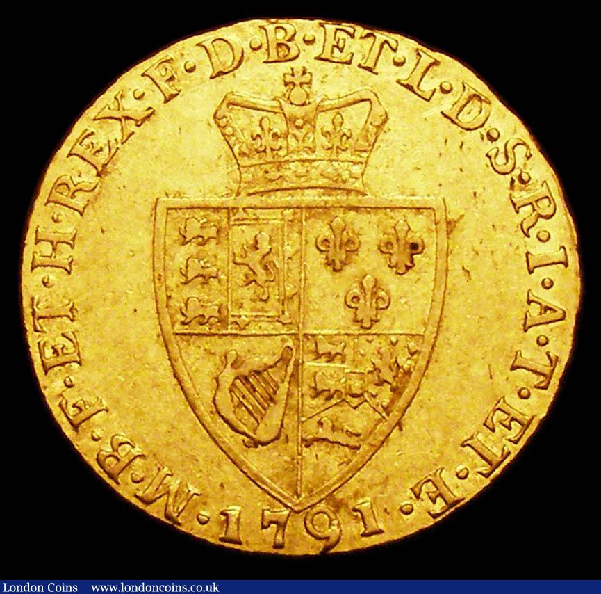 London Coins : A157 : Lot 2274 : Guinea 1791 S.3729 Fine