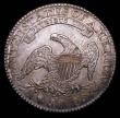 London Coins : A157 : Lot 1676 : USA Half Dollar 1827 Fancy 2 flat base, Large C in 50C, Breen 4670 UNC with an attractive deep tone ...