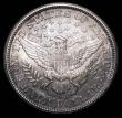 London Coins : A157 : Lot 1679 : USA Half Dollar 1903 O Unc reverse toned obverse with original mint brilliance and peripheral toning