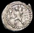London Coins : A157 : Lot 1764 : Julius Caesar.  Ar denarius.  C, 47-46 BC. Obv; Diademed head of Venus right.  Rev; Aeneas advancing...
