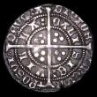 London Coins : A157 : Lot 1882 : Groat Henry VI Annulet-Trefoil sub-issue, Calais Mint, Trefoil to left of Crown, Rev: Trefoil after ...