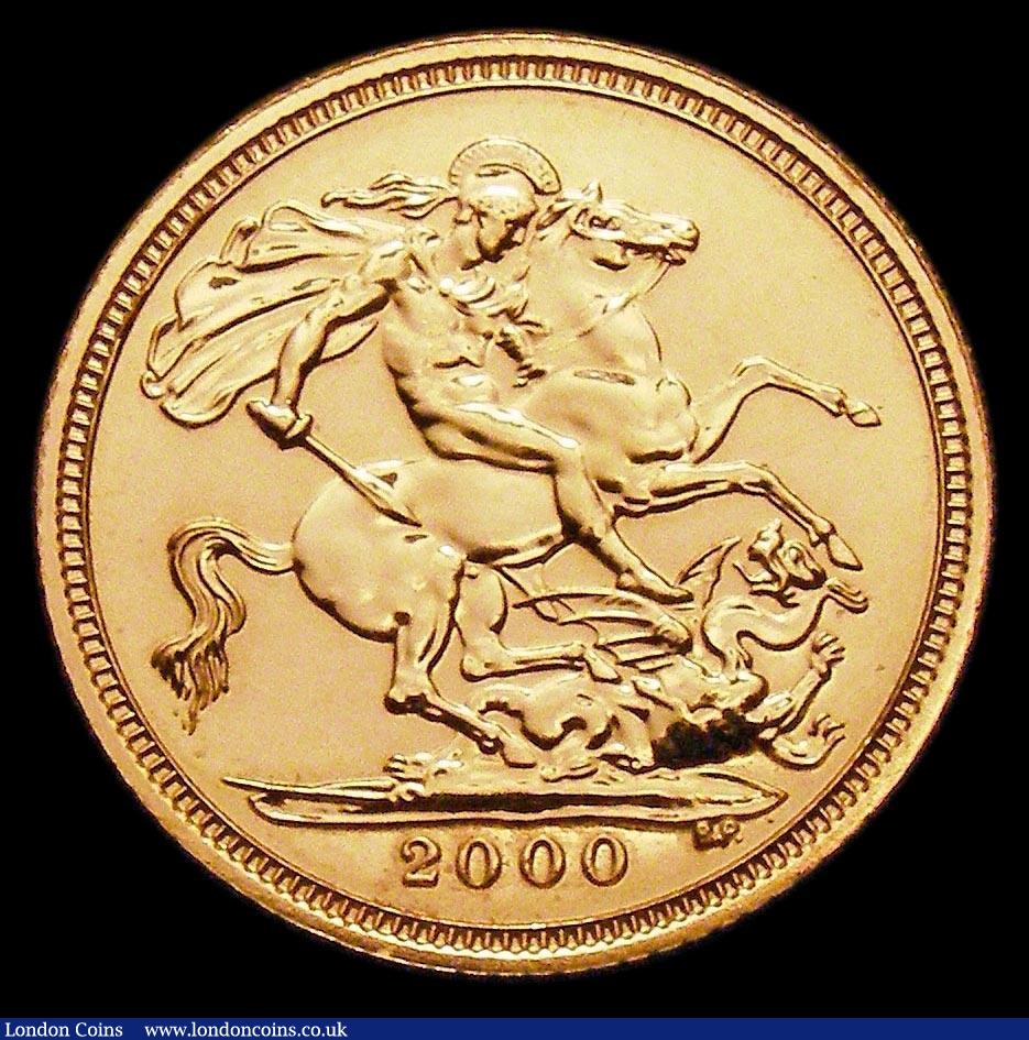 London Coins : A158 : Lot 2145 : Half Sovereign 2000 Marsh 545 UNC