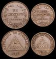 London Coins : A158 : Lot 1266 : Nicaragua (3) 5 Centavos 1912H KM#12 About UNC and lustrous, 1 Centavo 1912H KM#11 EF/GEF with some ...
