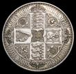 London Coins : A158 : Lot 1821 : Crown 1847 Gothic UNDECIMO ESC 288 EF cleaned