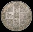 London Coins : A158 : Lot 1827 : Crown 1847 Gothic UNDECIMO ESC 288 UNC or very near so with minor cabinet friction and a few very li...