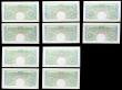 London Coins : A158 : Lot 33 : One Pound Catterns (10) B225 issued 1930, 5 consecutively numbered pairs, prefixes M62, O16, S31 &am...
